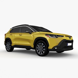 3D model Toyota Corolla Cross Hybrid 2023