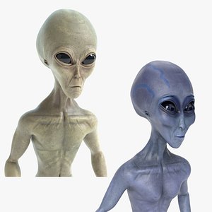 Download Free & Premium Grey Alien 3D Models | TurboSquid