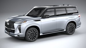 Infiniti QX80 2025 3D model