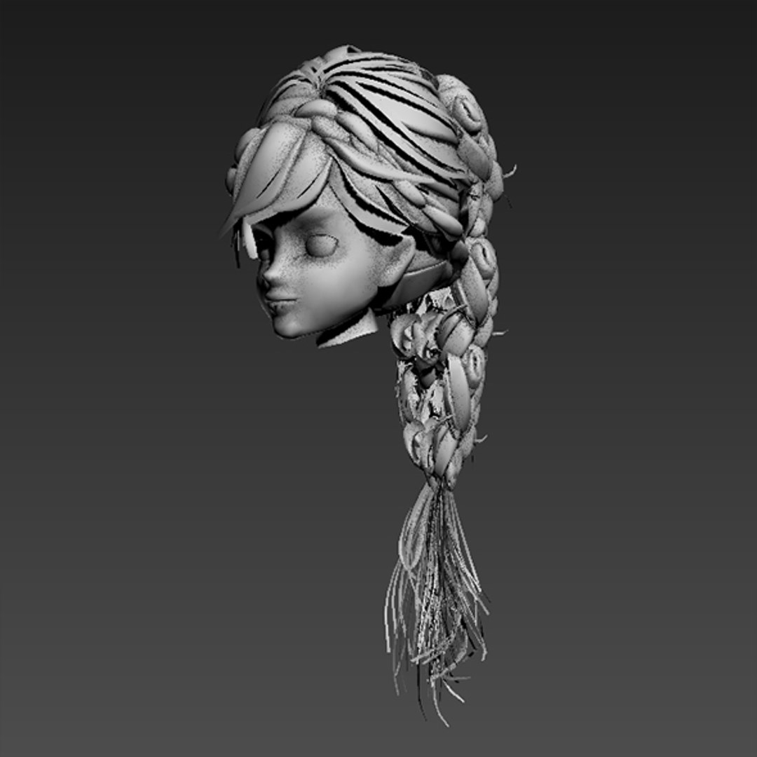 3d Hair Animation