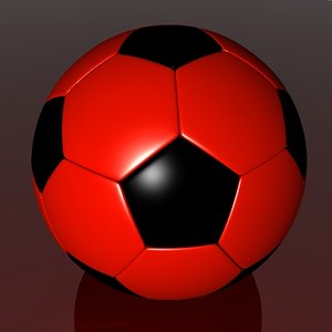 free football ball 3d model