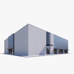 fitness gym 3D model