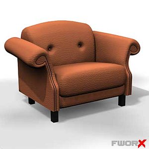 armchair chair 3d max
