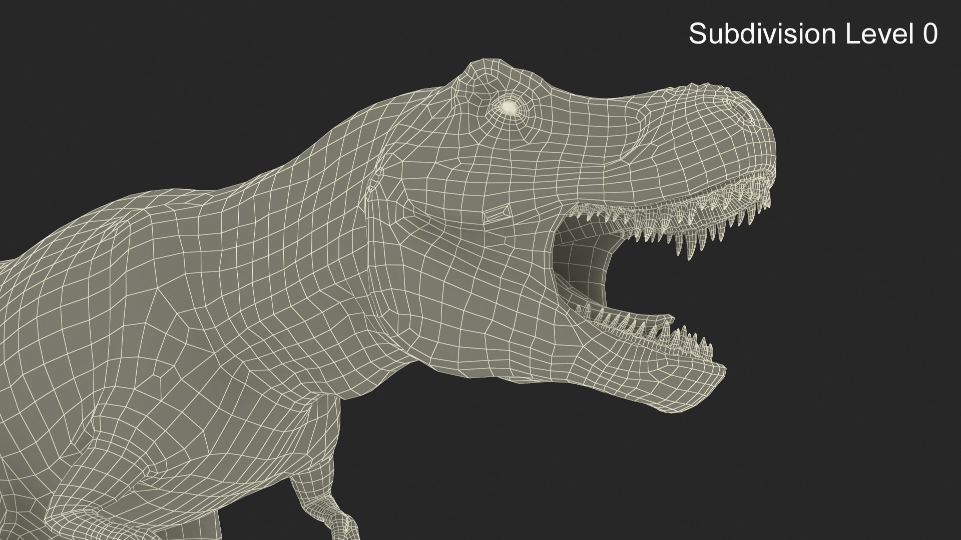 3D Model Tyrannosaurus Rex Dinosaur Rigged - TurboSquid 2382470