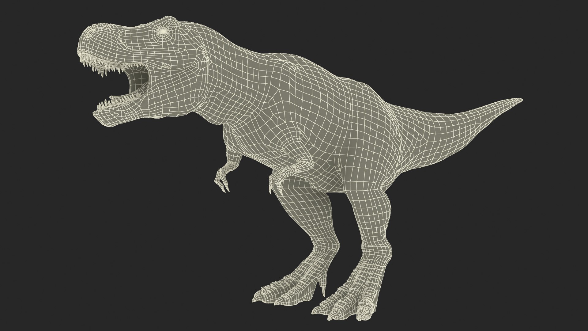 3D Model Tyrannosaurus Rex Dinosaur Rigged - TurboSquid 2382470