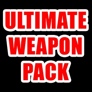 pack modern weapons 3d obj
