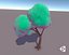 Fluffy tree 02 3D model