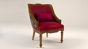 Classic Vintage Armchair model