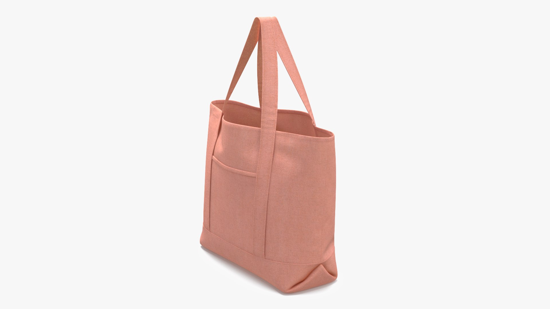 Premium Tote Red 3D model preview