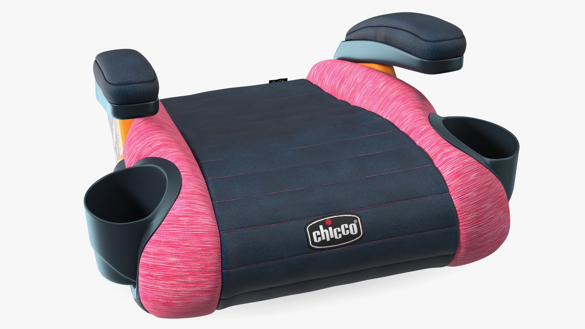 3D Model Chicco GoFit Backless Booster Car Seat Pink TurboSquid 2195652