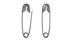Safety Pin 3D model