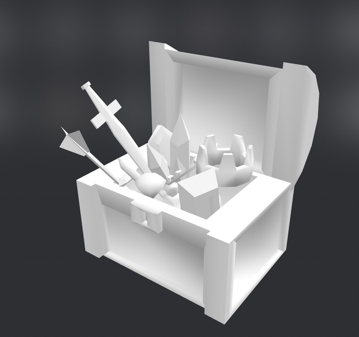 Free Treasureboxjewelry Crown Sword 3D Model - TurboSquid 1340223