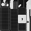 Multi Button Doorbell Panel with Camera Silver