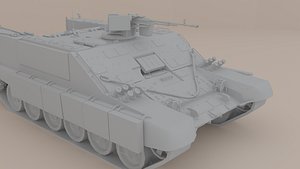 3D heavy armored personnel carrier model
