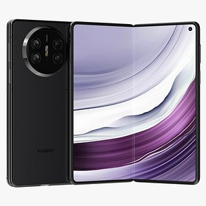 3D Huawei Mate X5 Feather Black model