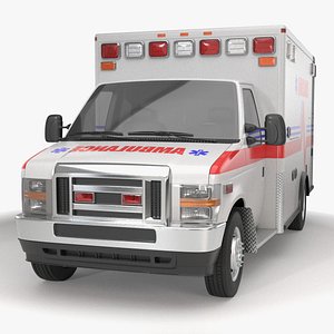Generic Ambulance 01 3D model