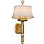 Brass wall sconce lamp in a modern classic style Art Deco 3D model