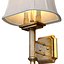 Brass wall sconce lamp in a modern classic style Art Deco 3D model