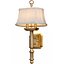 Brass wall sconce lamp in a modern classic style Art Deco 3D model