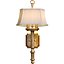 Brass wall sconce lamp in a modern classic style Art Deco 3D model