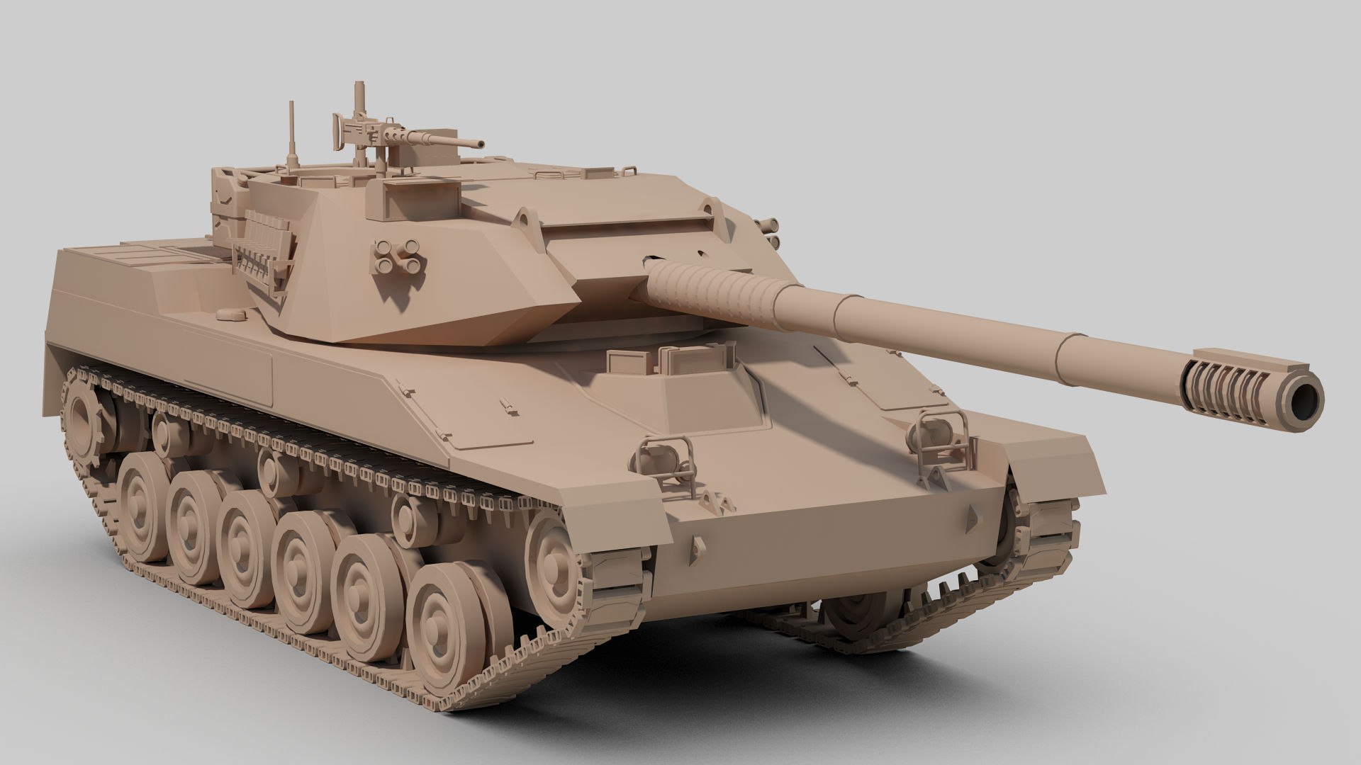 3D Model Stingray Tank - TurboSquid 2252605