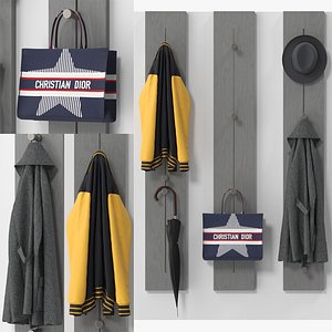 Pin Hang Coat Rack