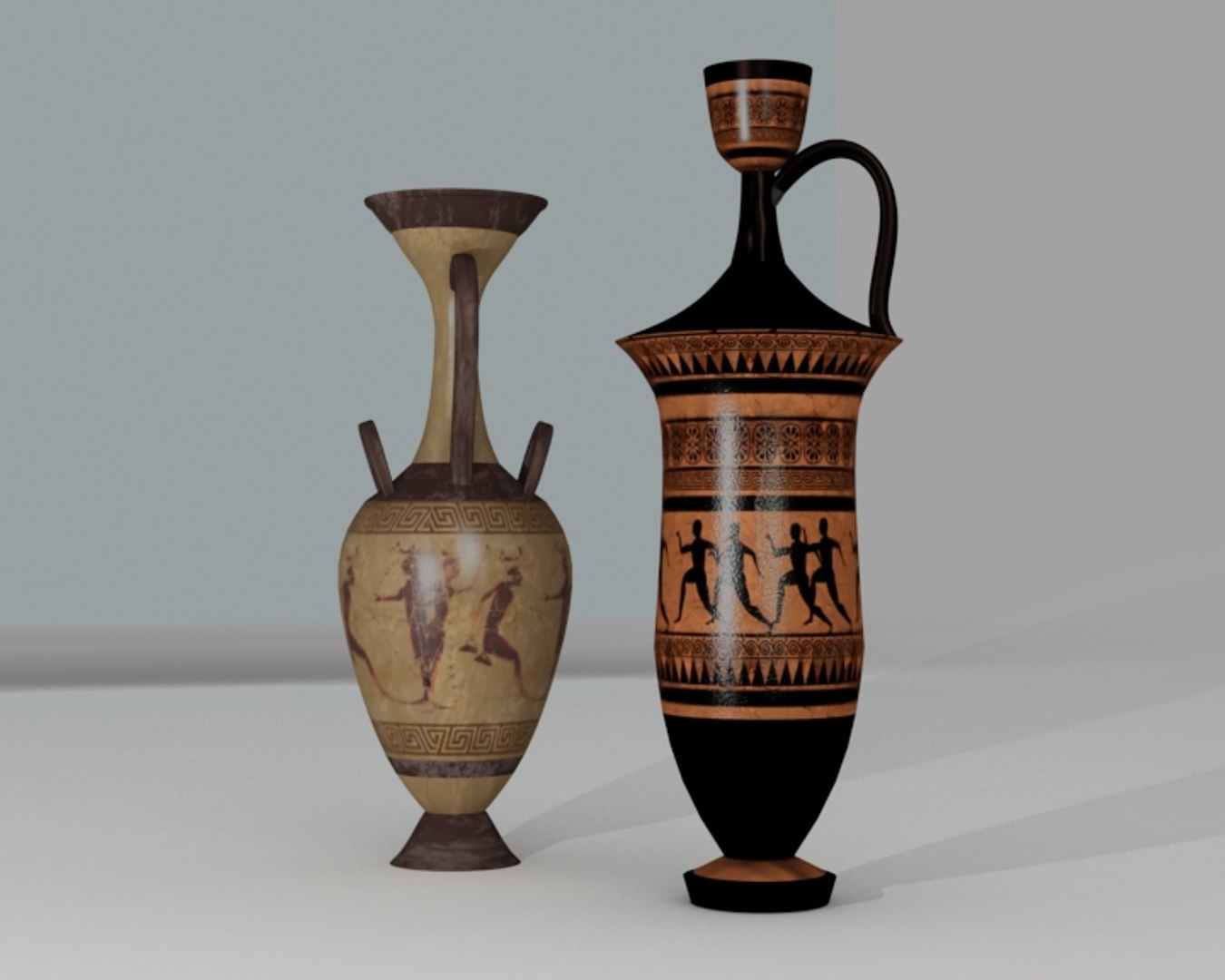 3dsmax Ancient Pottery-amphora