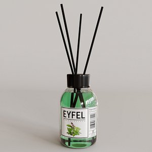 3D model Eyfel Perfume Reed Diffuser Basil