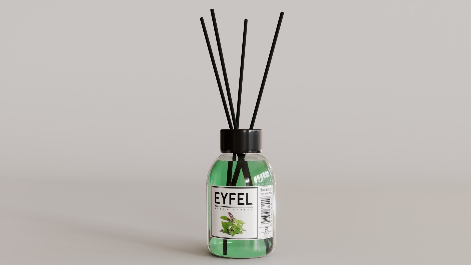 3D Model Eyfel Perfume Reed Diffuser Basil - TurboSquid 2399380