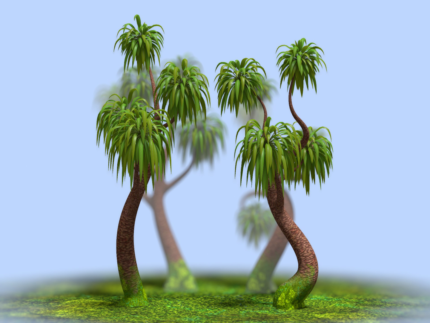 Fantasy Trees Animated Unity Model - TurboSquid 2526505