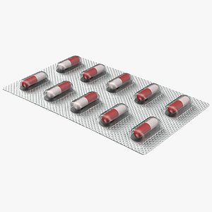 capsule blister pill pack 3ds