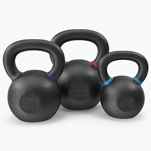 Kettlebell Set (32kg, 20kg, 10kg)