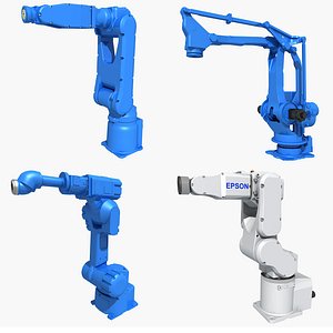 3D industrial robot model