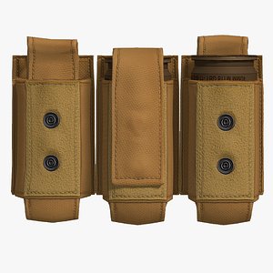 3d model grenade m433 cartridge pouch