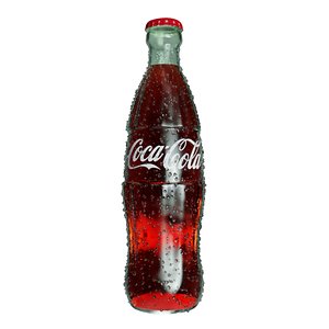 Coca-Cola Glass Bottle 3D model