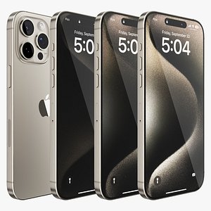 iPhone 15 Pro Max Natural Titanium model