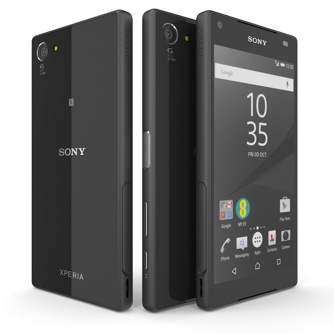 3d model sony xperia z5 compact