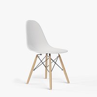 Eames Molded Plastic Side Chair Dowel Base
