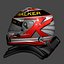 Kevin Magnussen 2014スタイルレーシングヘルメット