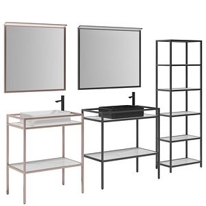 Allen Brau Liberty 75-90 floor and Rack 60 3D model