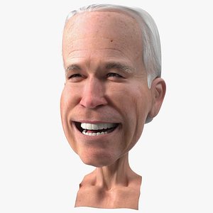 Cartoon Joe Biden Head Rigged