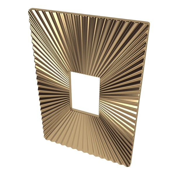 3d wall plaque metal model