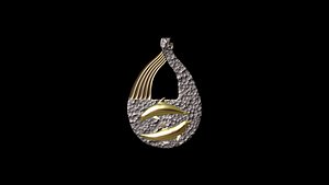 3D model Dolphin Pendant