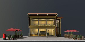3D model Cafe 2023-0007