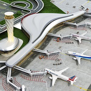 International Airport Vehicles and Planes - 1