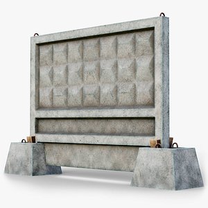 Fence GameReady 3D model