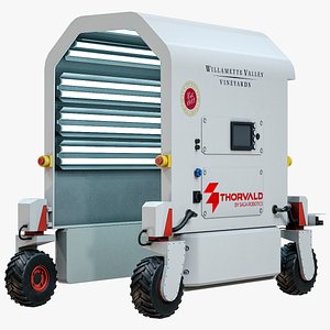 Thorvald Platform Farming Robot PBR 3D model