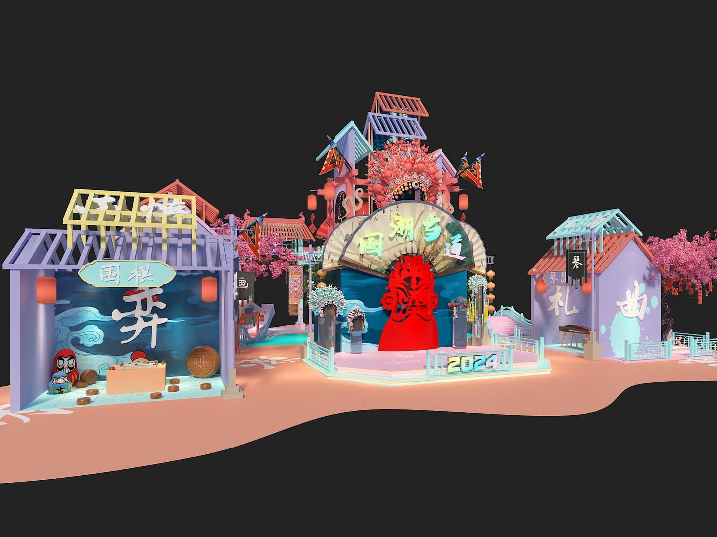 New Chinese China-Chic Art Installation Festival New Year Exhibition Traditional Culture Drama Art I 3D model https://p.turbosquid.com/ts-thumb/IT/4qyEdk/WA/newchinesechinachicartinstallationfestivalnewyearexhibitiontraditionalculturedramaartinstallation02/jpg/1700216371/1920x1080/fit_q87/09ab5c5e7d6ebae3f3e3dae2a0739d384b9c664f/newchinesechinachicartinstallationfestivalnewyearexhibitiontraditionalculturedramaartinstallation02.jpg