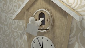 c4d wall clock