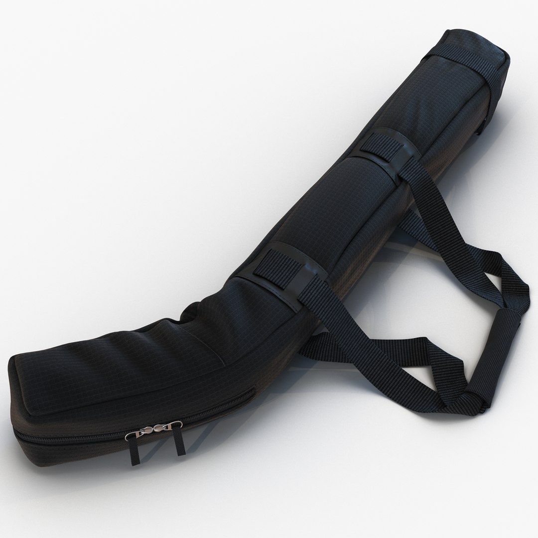 Hockey Stick Bag 3D model preview